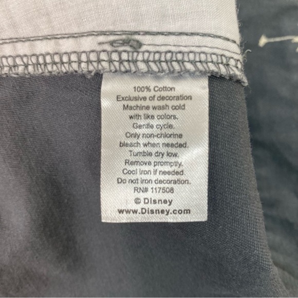 Junk Food Shorts Mens L Gray Disney with Palm Tree Print Mickey Mouse Patch - Picture 5 of 13